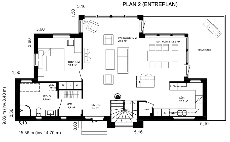 Strömma planritning 1