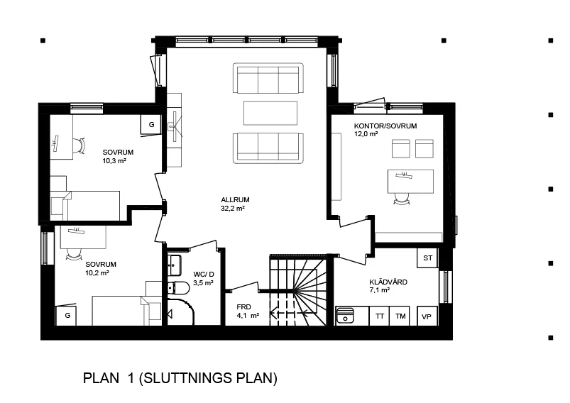Tallbacken planritning 1