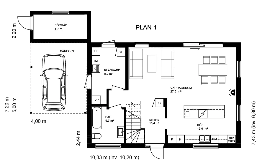 Utsikten planritning 1