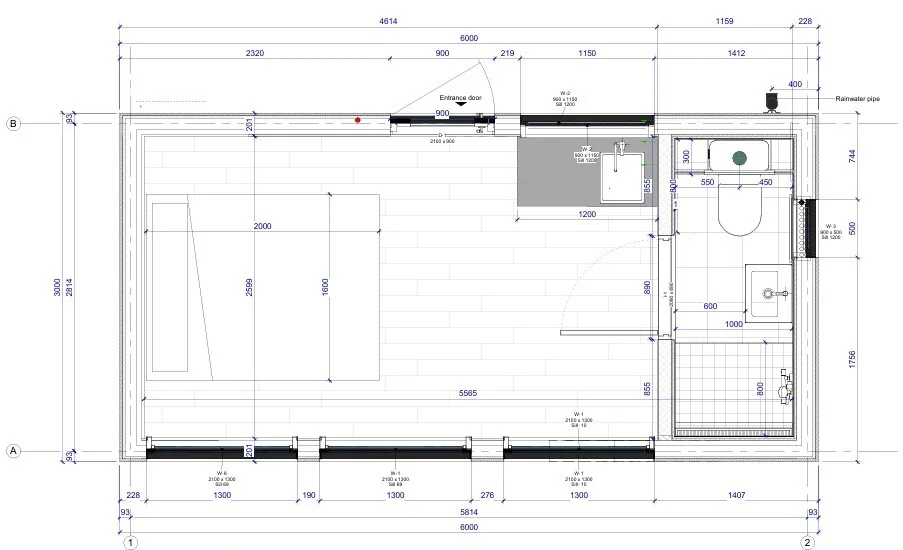 Daniella 18 kvm planritning 1