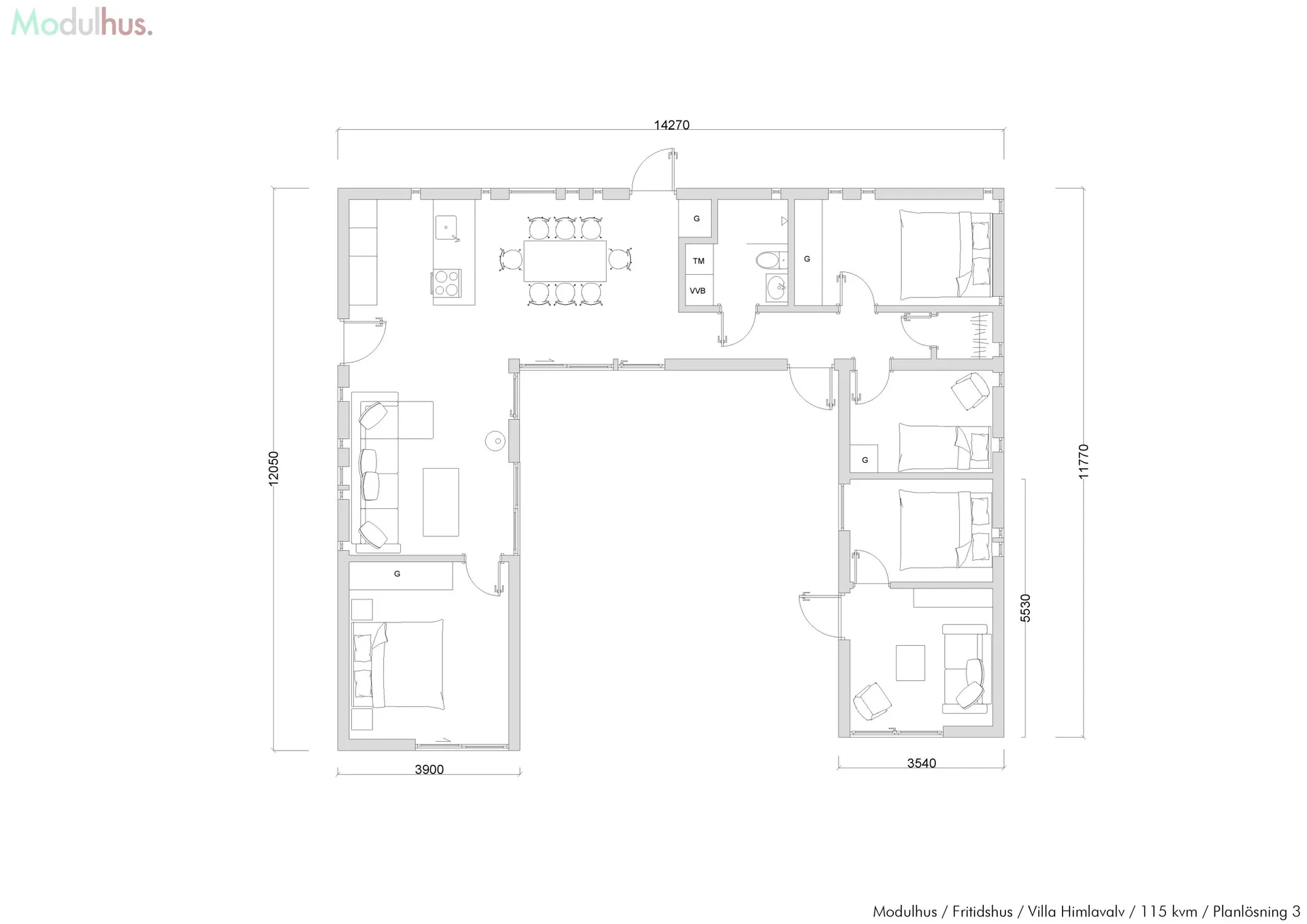 Villa Himlavalv Plan 3
