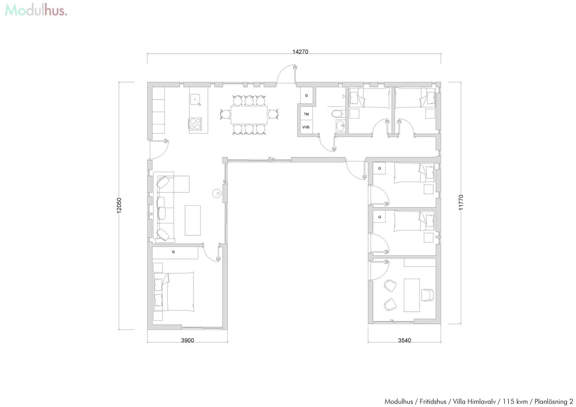 Villa Himlavalv Plan 2