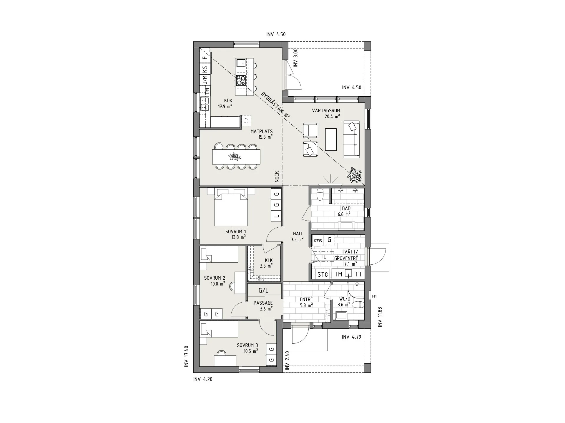 Kilsten planritning - Lantlig Puts