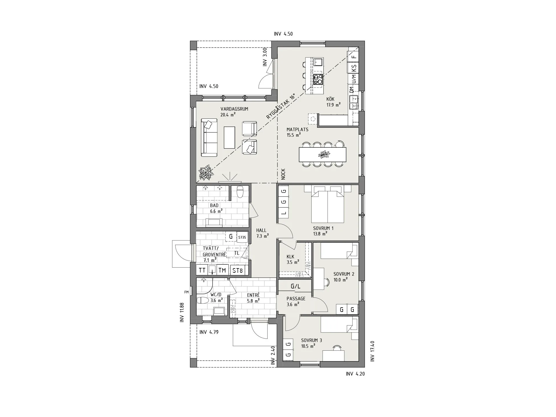 Kilsten planritning - Lantlig Puts