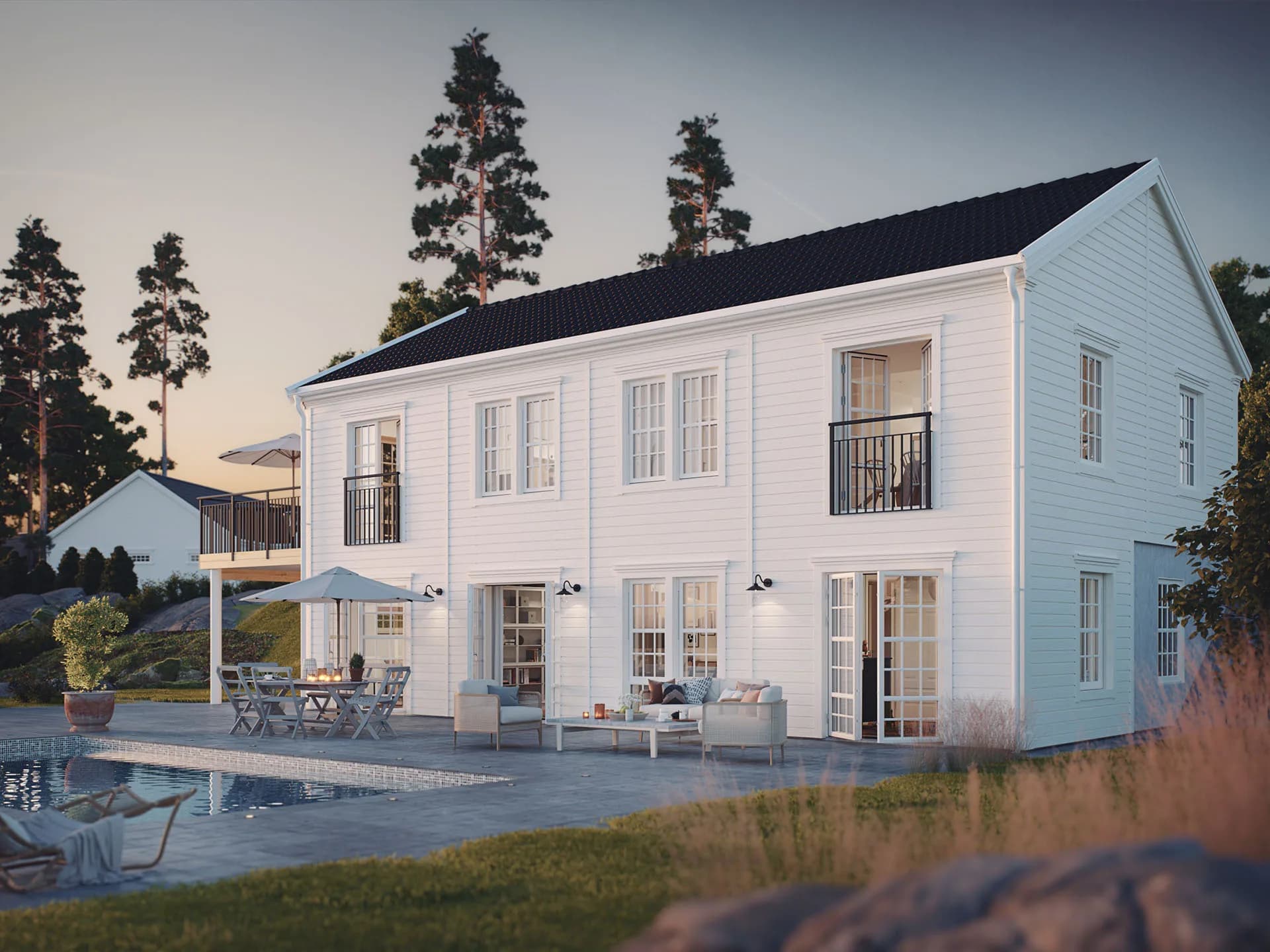 Midnattssol - Industriell