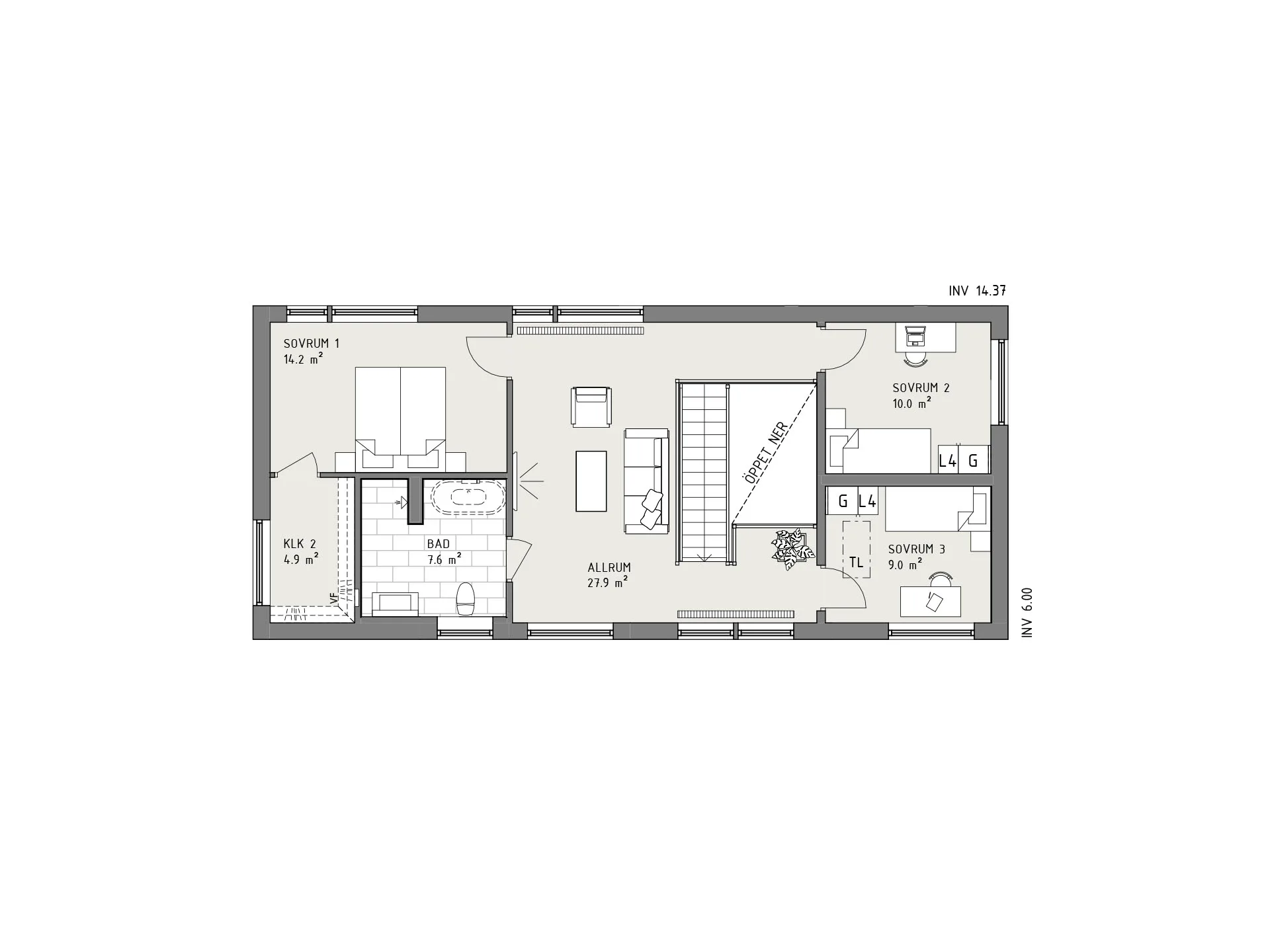 Morgondagg planritning - Industriell