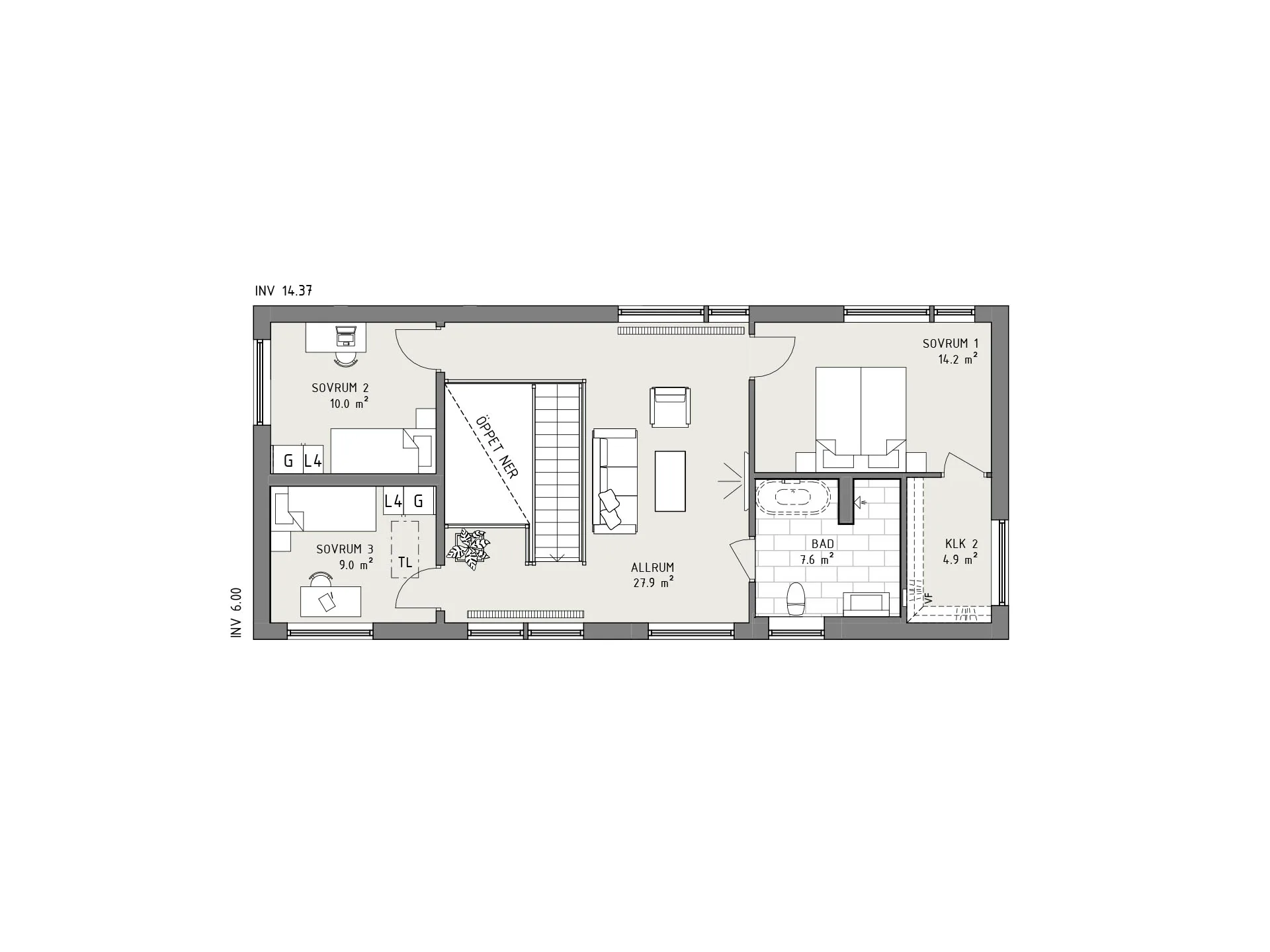 Morgondagg planritning - Industriell
