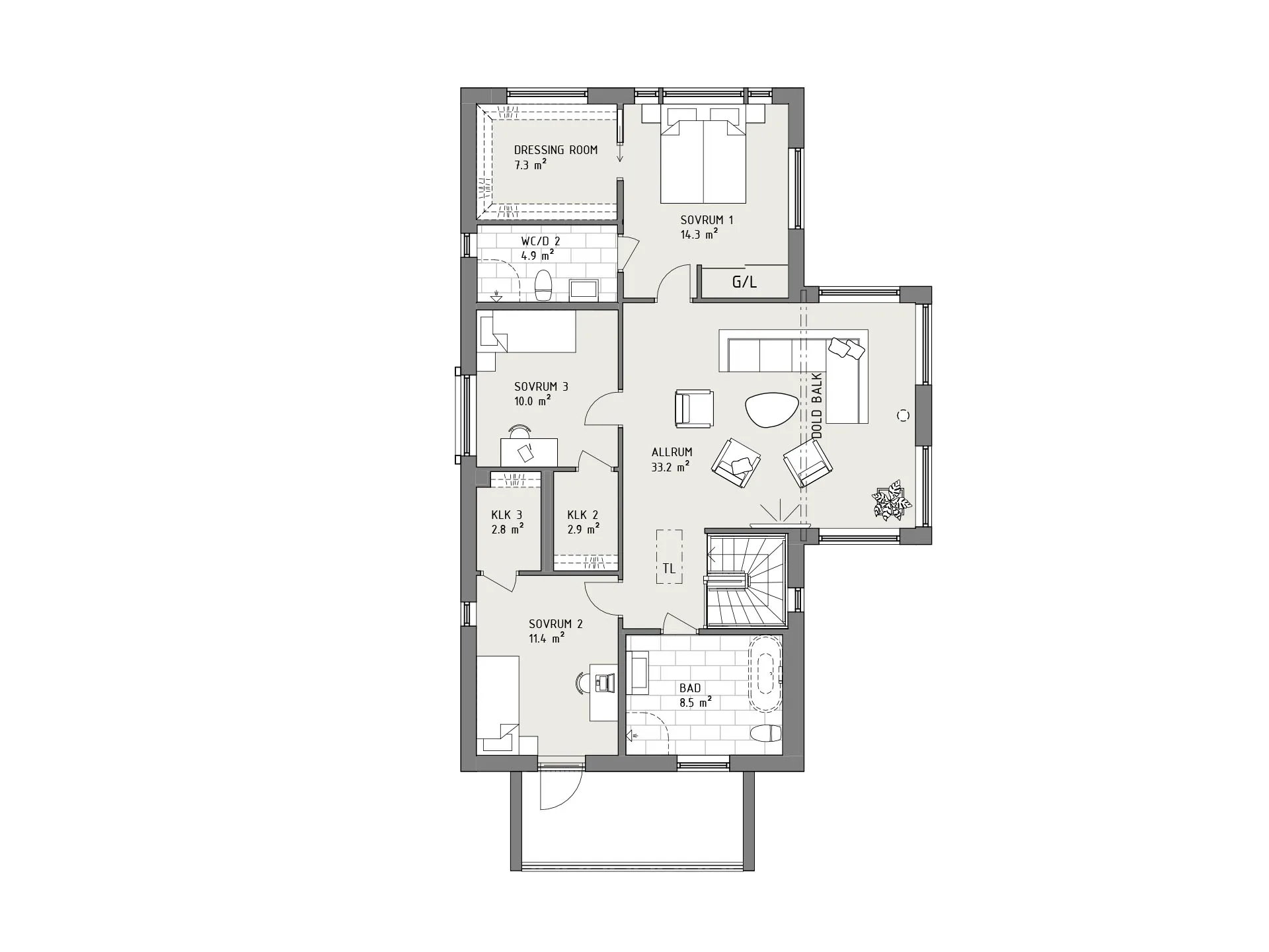 Morgonstjärna planritning - Industriell