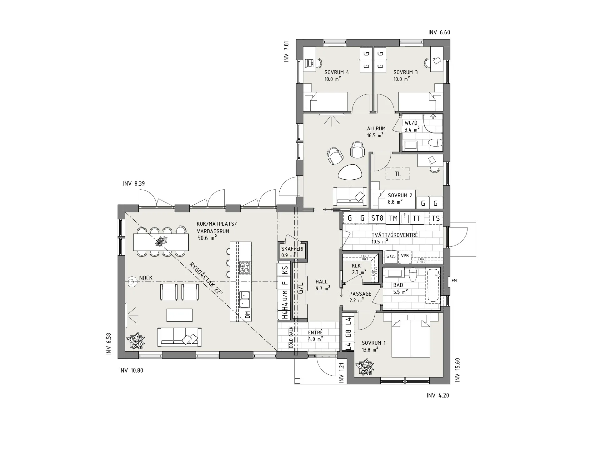 Rimfrost planritning - Sekelskifte