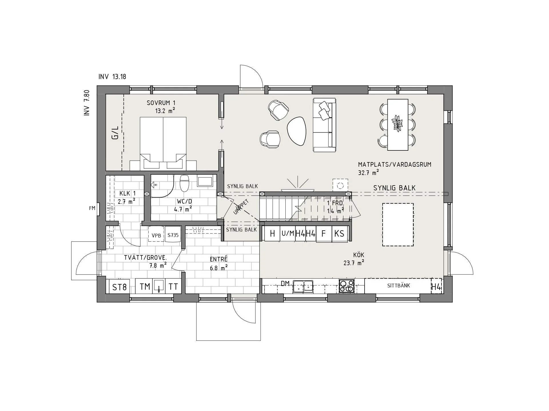 Skiffer planritning - Industriell