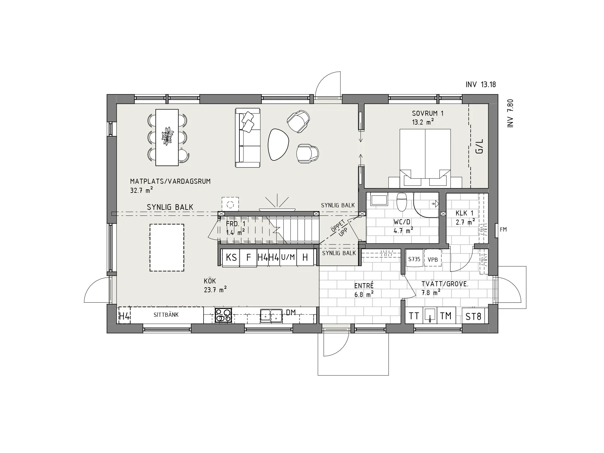 Skiffer planritning - Industriell