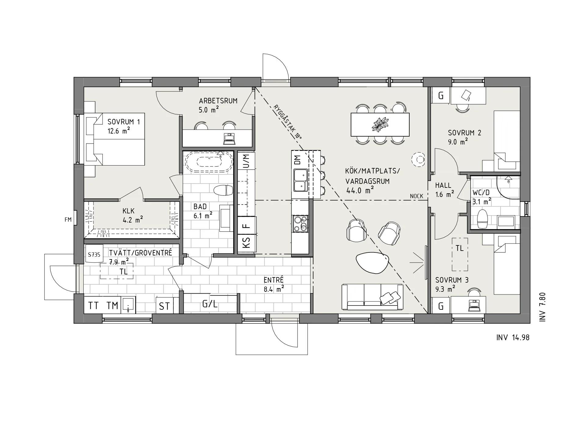 Smart 117 planritning - Industriell