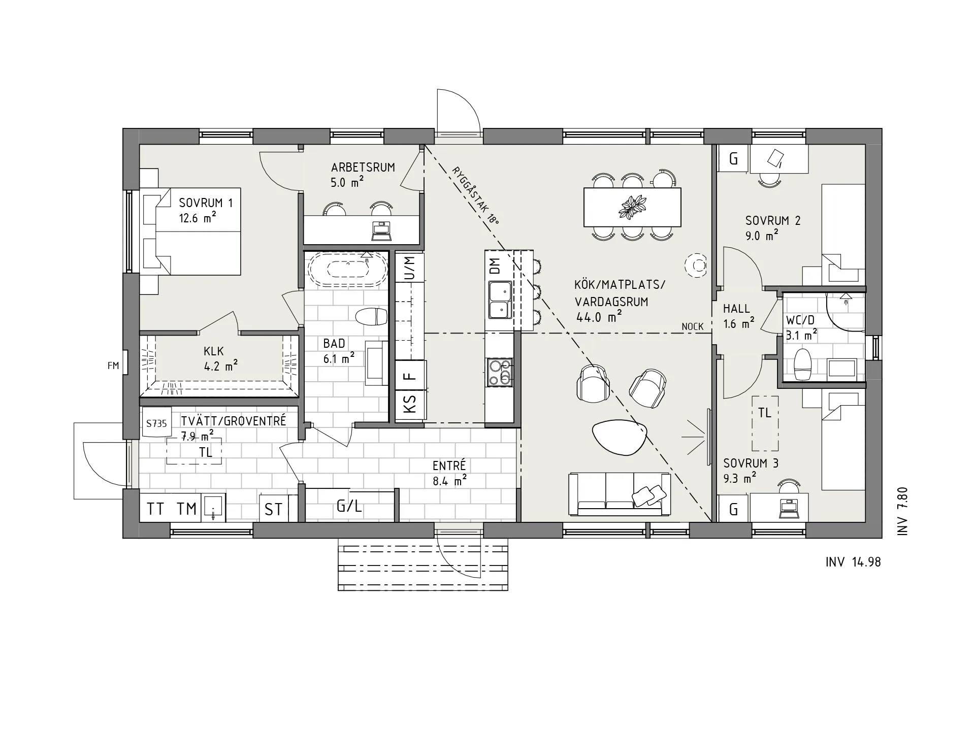Smart 117 planritning - Industriell