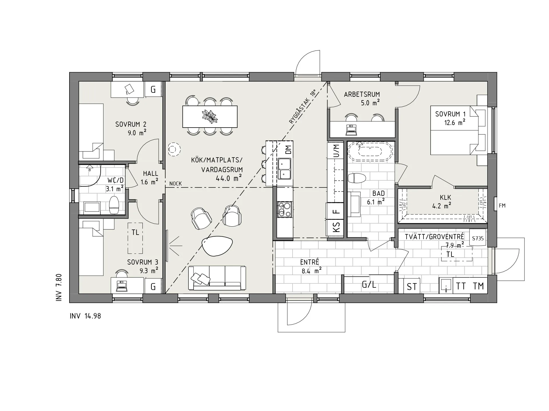 Smart 117 planritning - Industriell