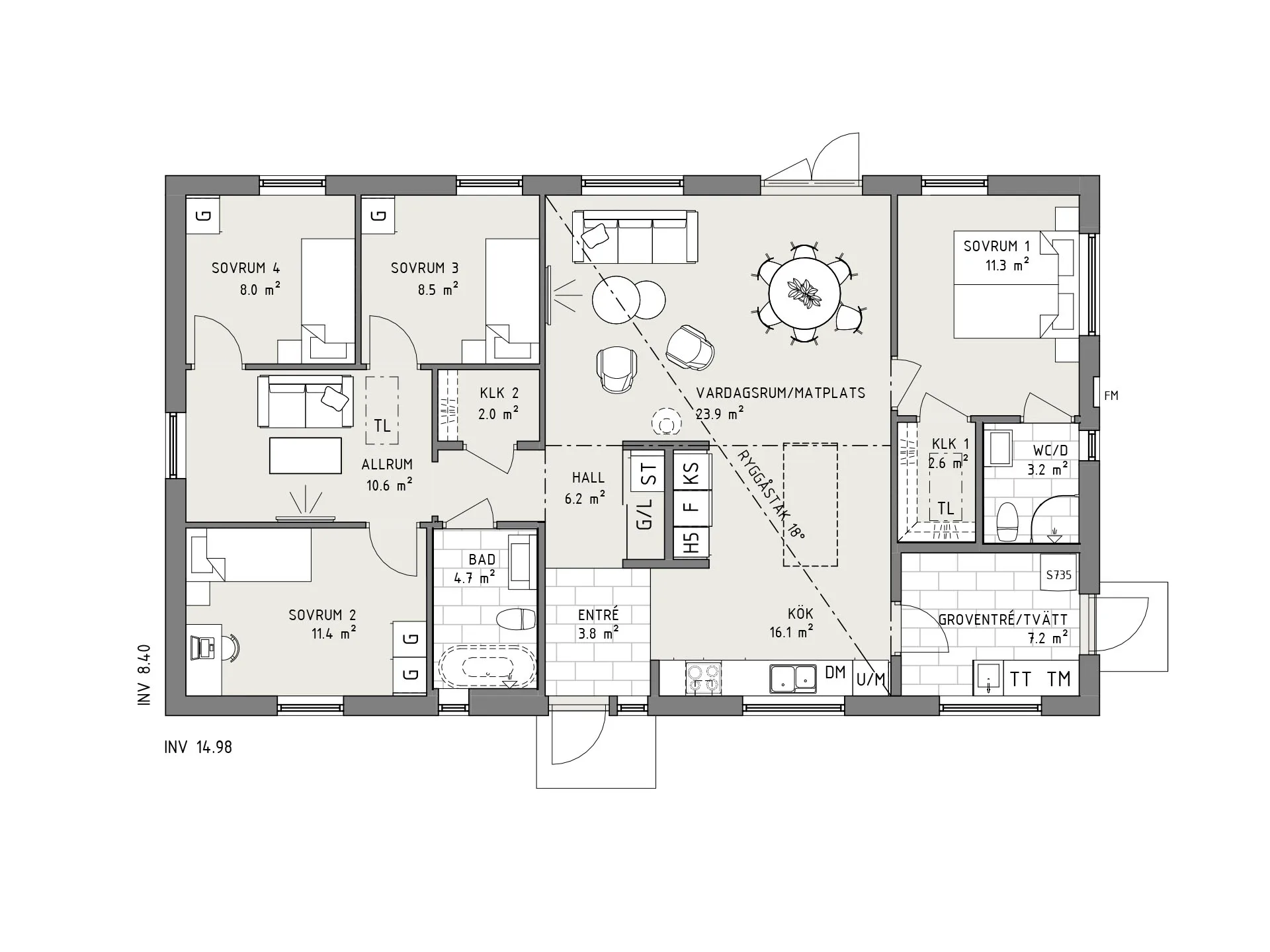 Smart 125 planritning - Industriell
