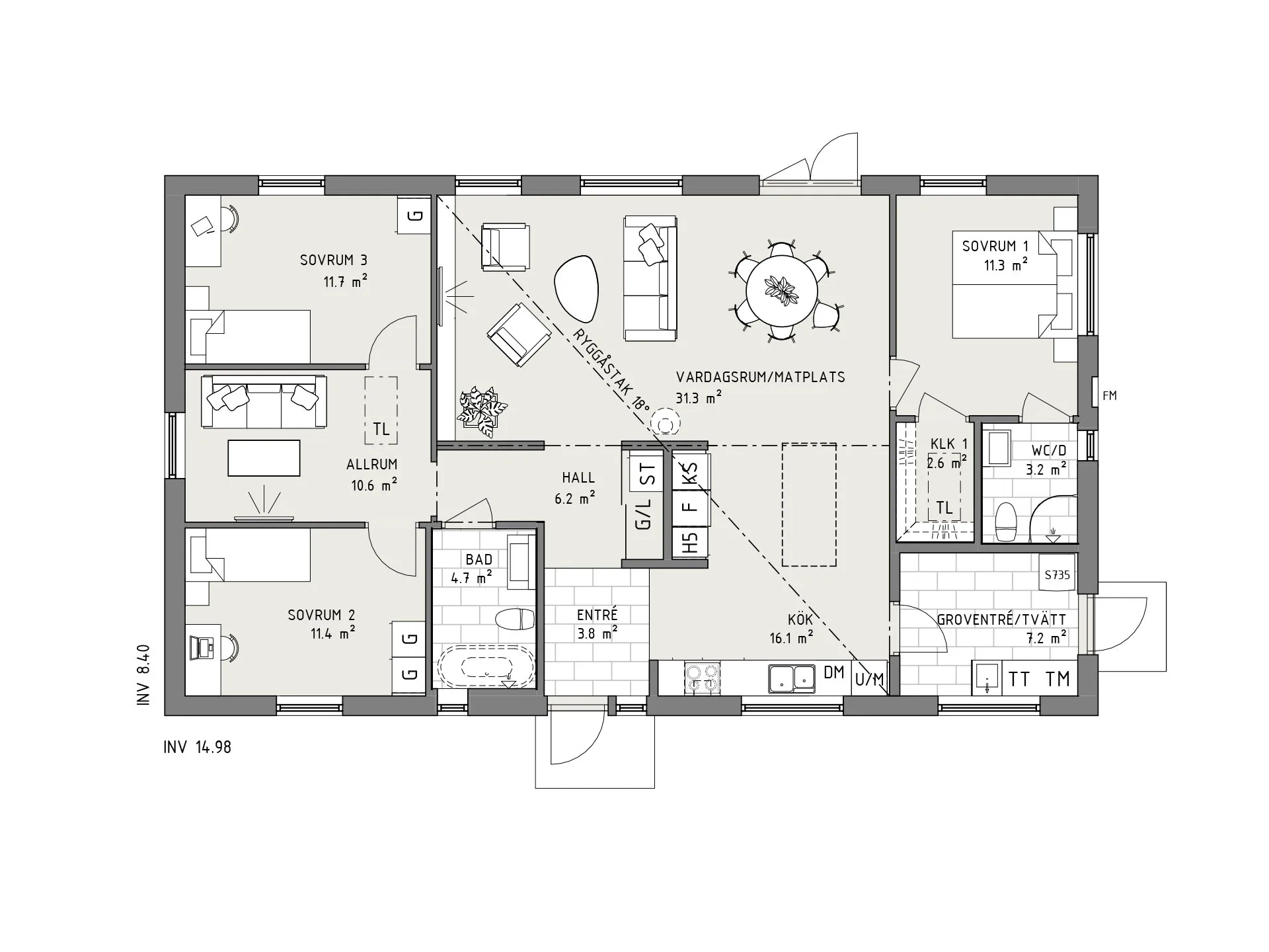 Smart 125 planritning - Industriell