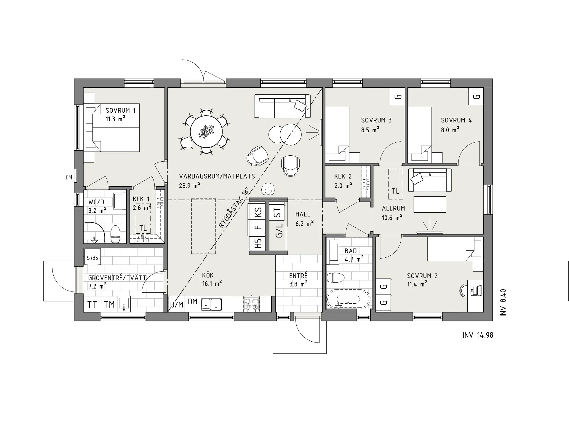 Smart 125 planritning - Industriell