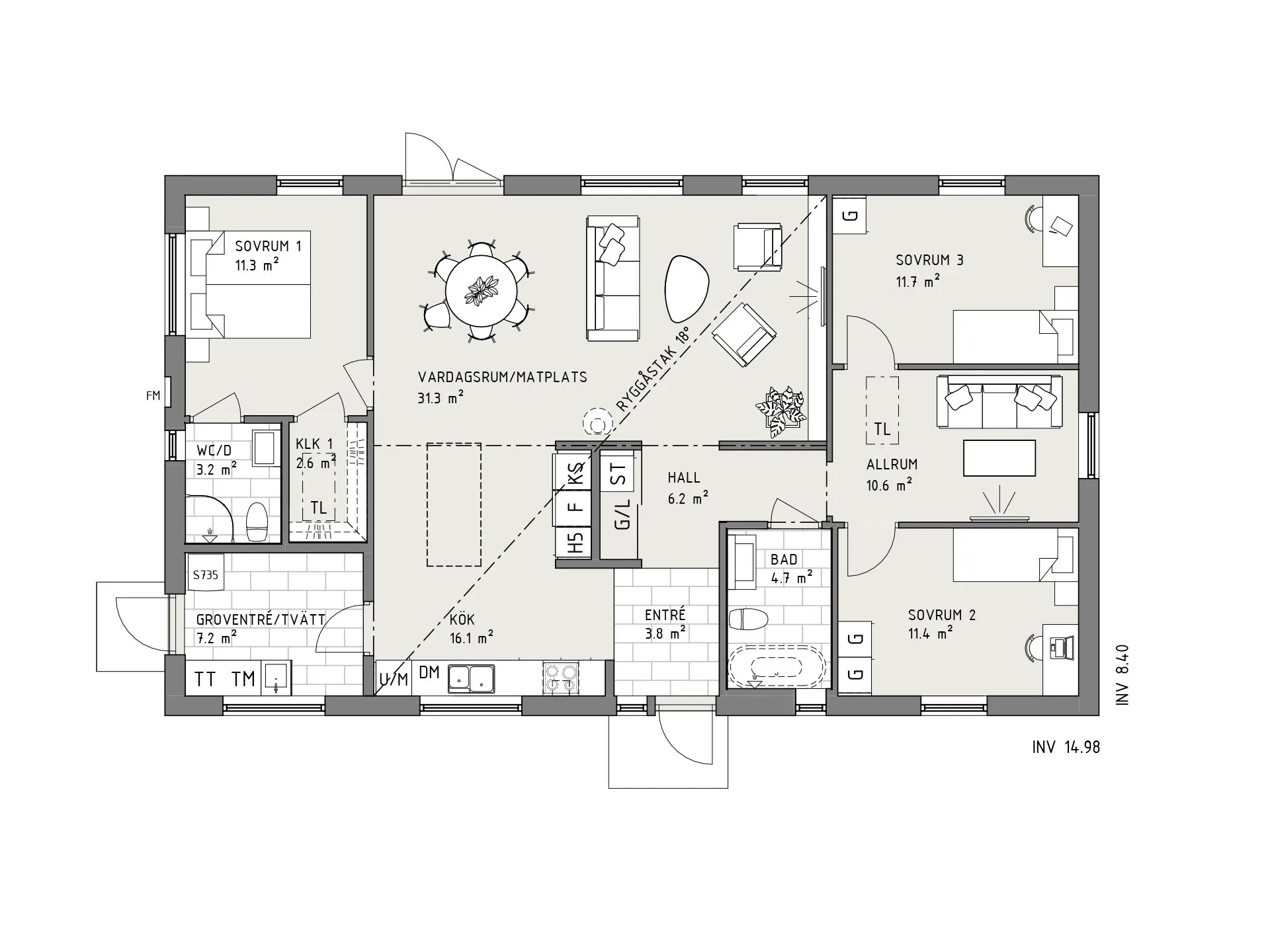 Smart 125 planritning - Industriell