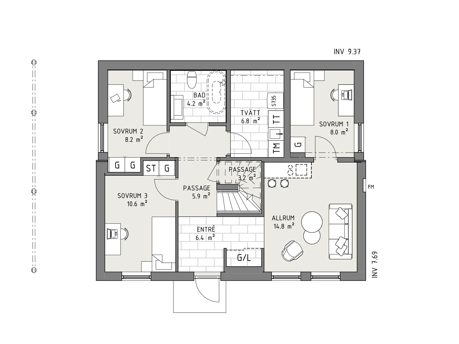 Smart 147 planritning - Industriell