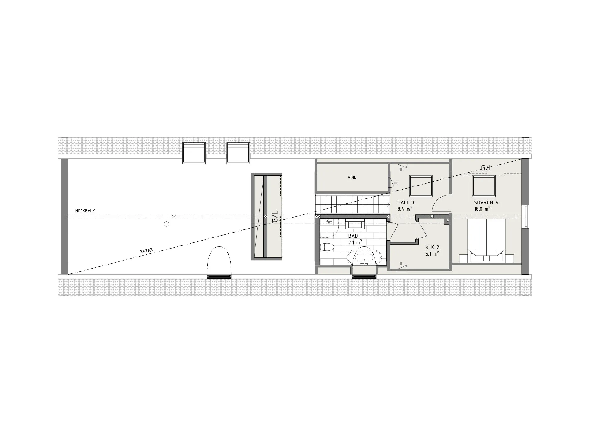 Solstrimma planritning - Lantlig Puts