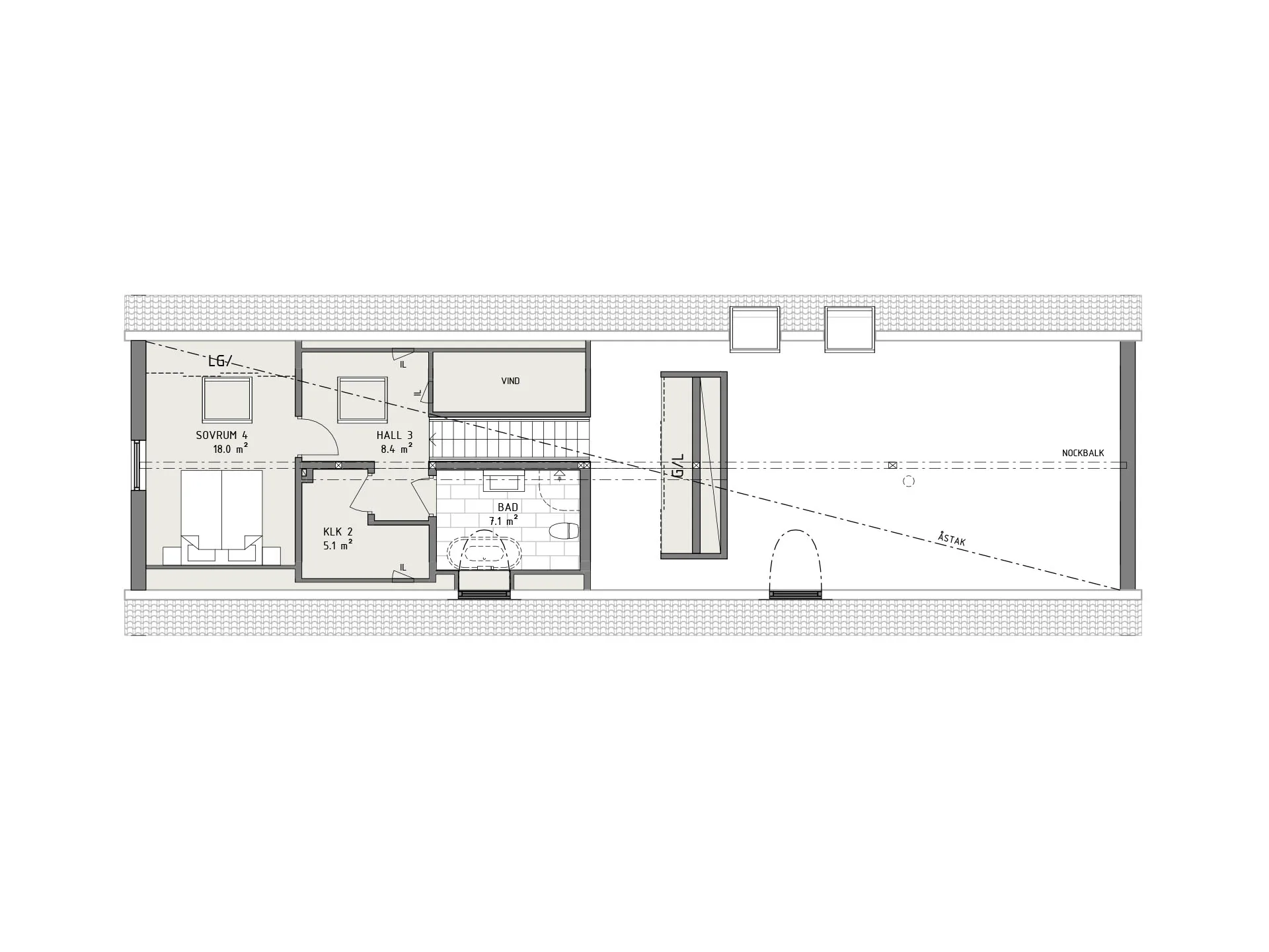 Solstrimma planritning - Lantlig Puts