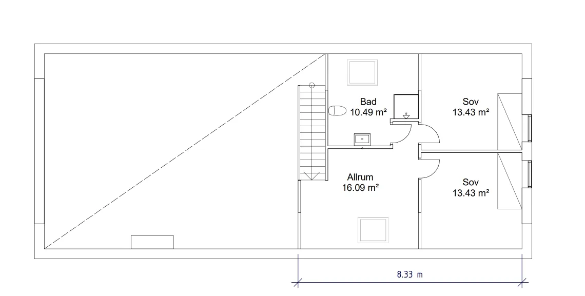 Villa Gotland planritning 1
