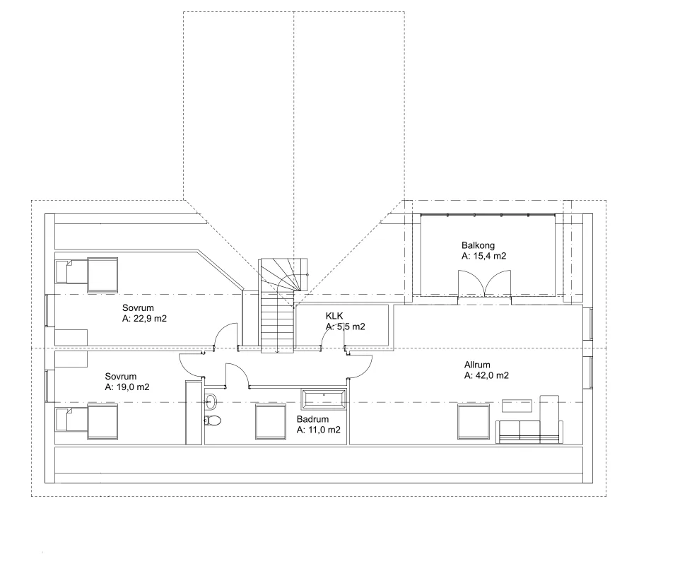Villa Höganäs planritning 1