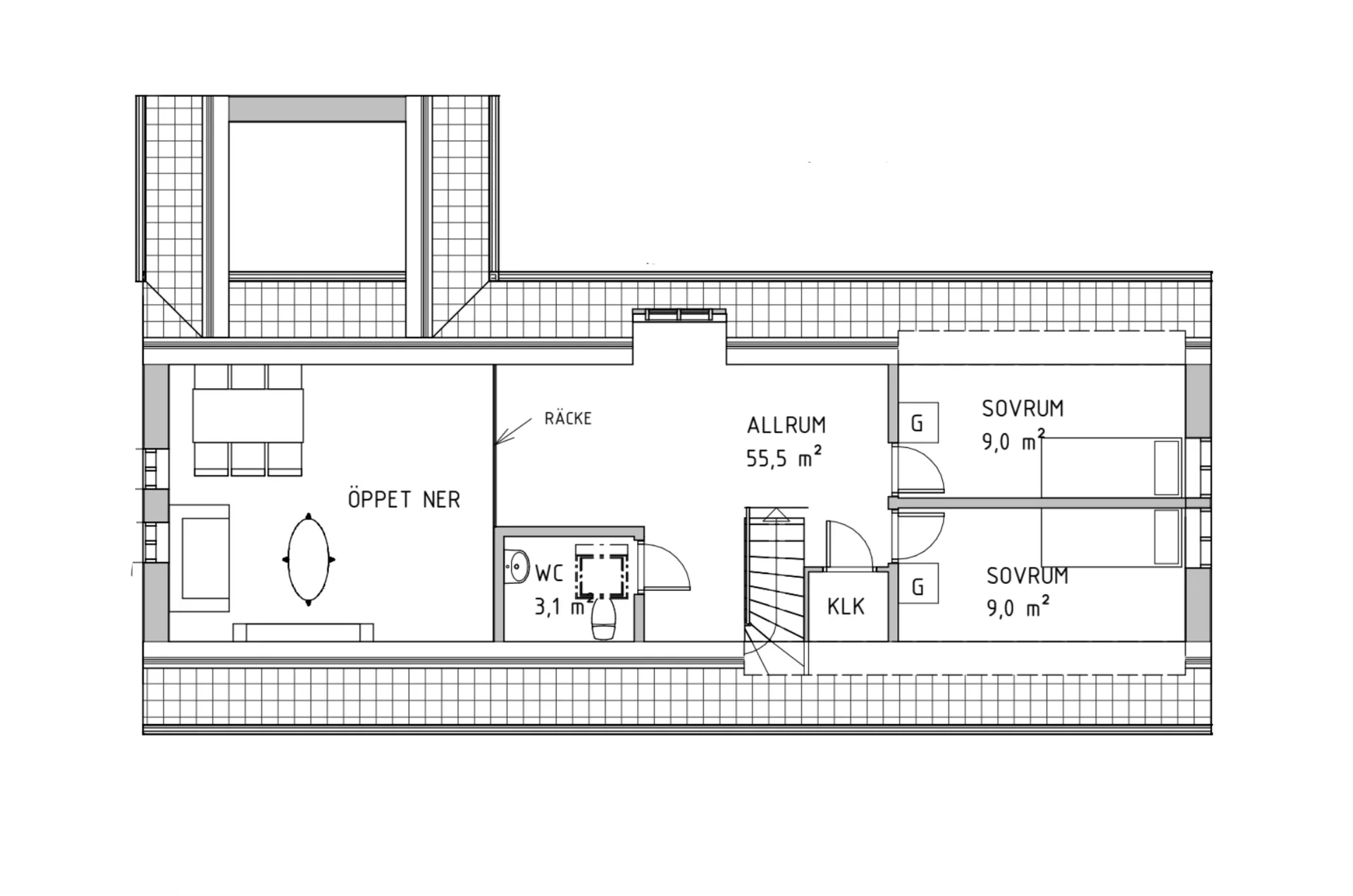 Villa Österlen planritning 2
