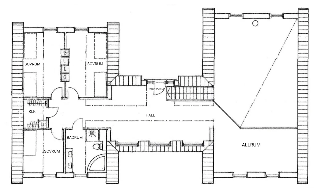 Villa Sandhamn planritning 2