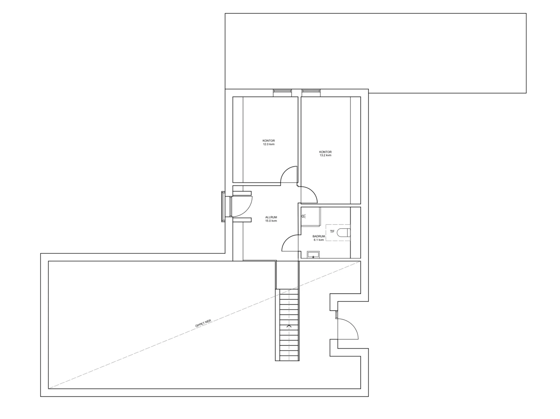 Villa Simrishamn planritning 1