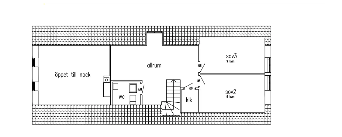 Villa Skillinge planritning 1