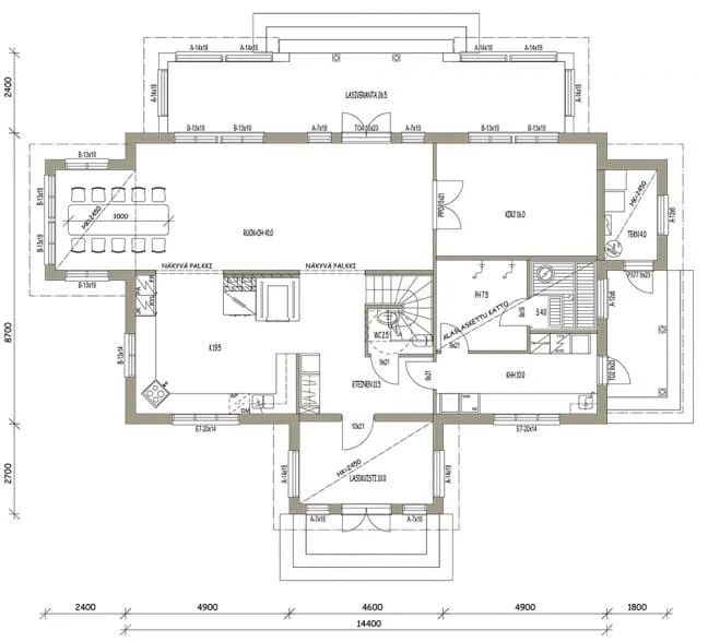 L-15111 / 225 M² planritning