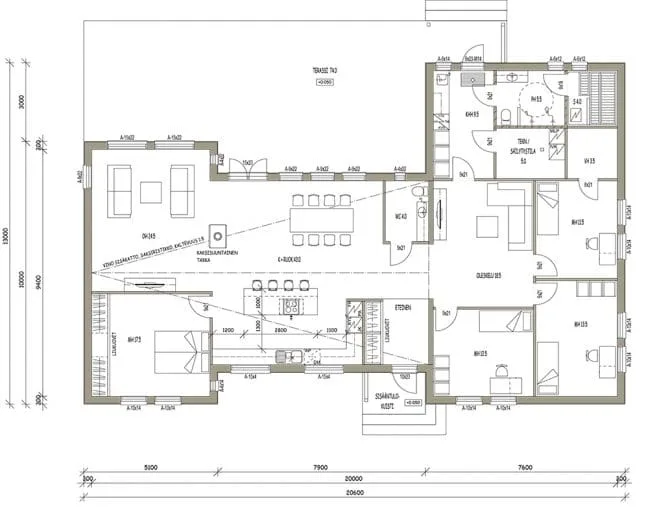 L-16083 / 187 M² planritning