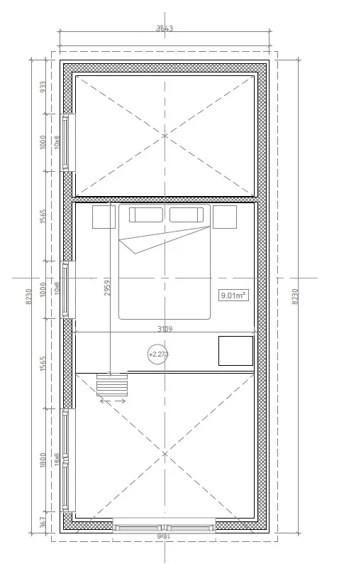 Planlösning - Sovloft
