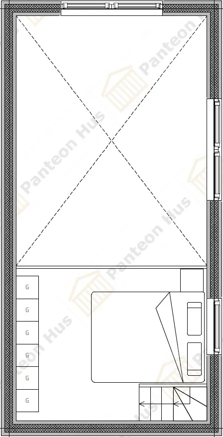 Planlösning - Sovloft