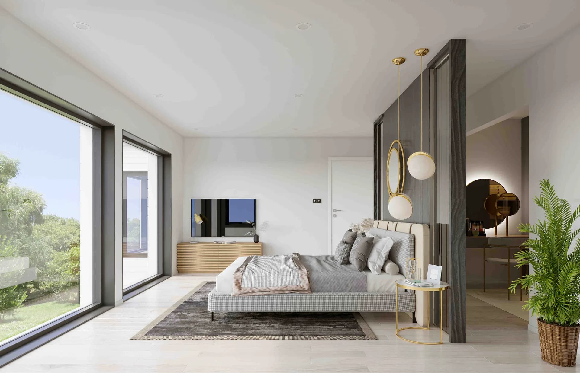 Master bedroom - fönster