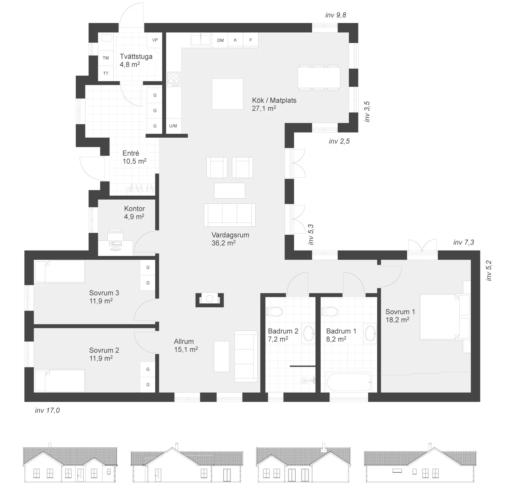 Dalby 161 planritning