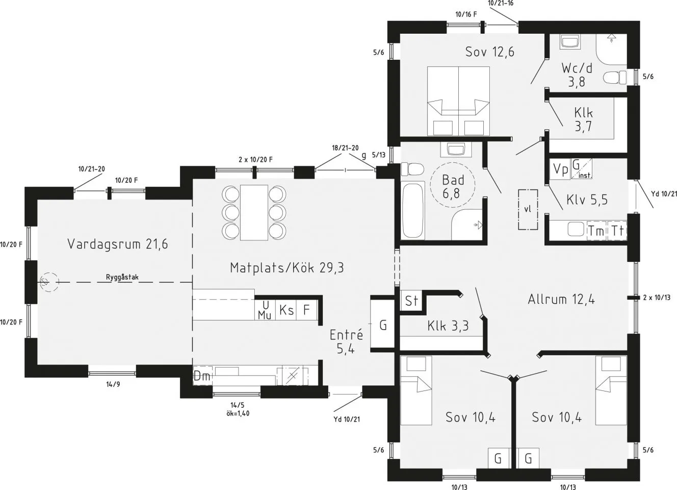 Adelöv planritning 1