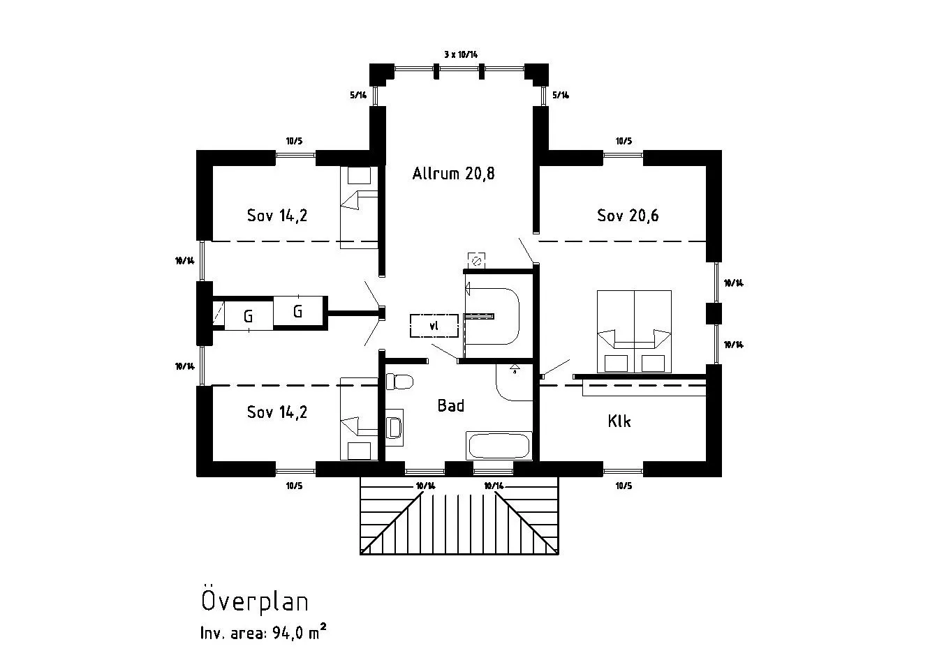 Applehult planritning 2