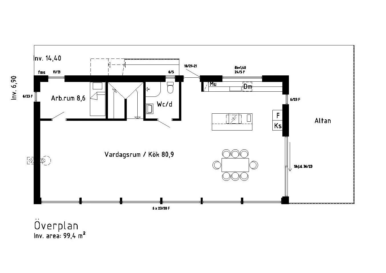 Björkvik planritning 2