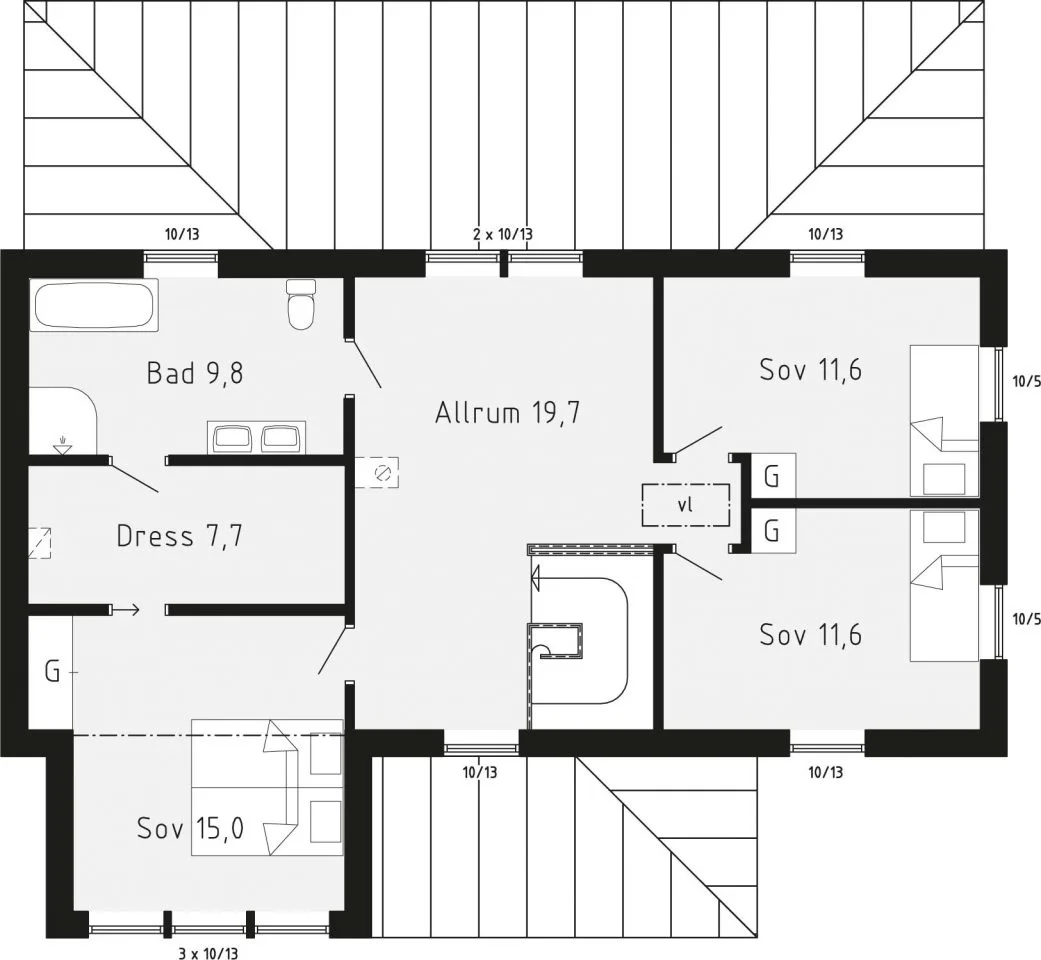 Freeport planritning 1