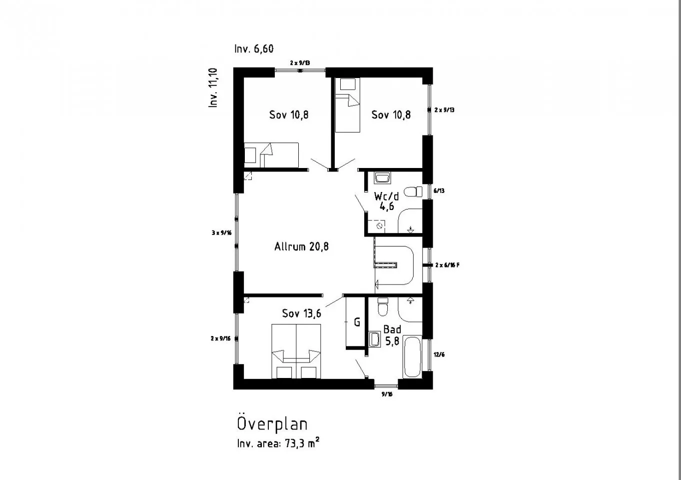 Frötuna planritning 1