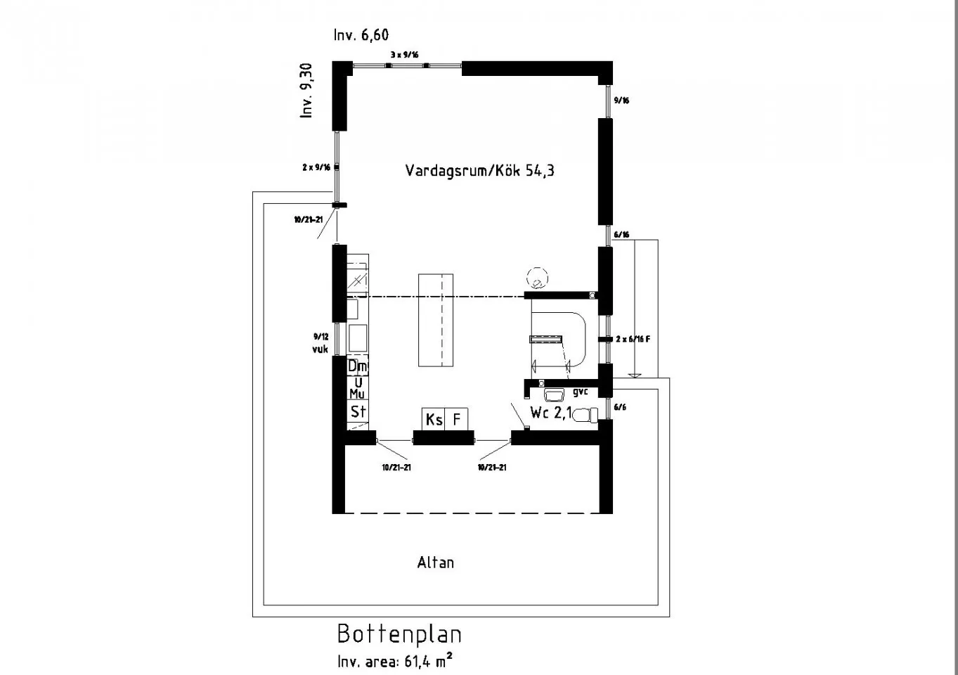 Frötuna planritning 3