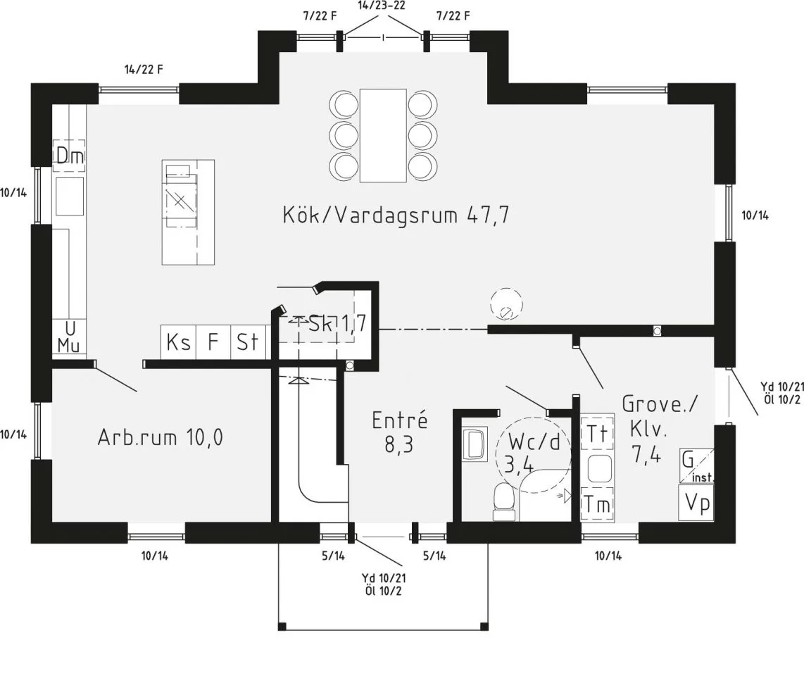 Gårdsby planritning 1