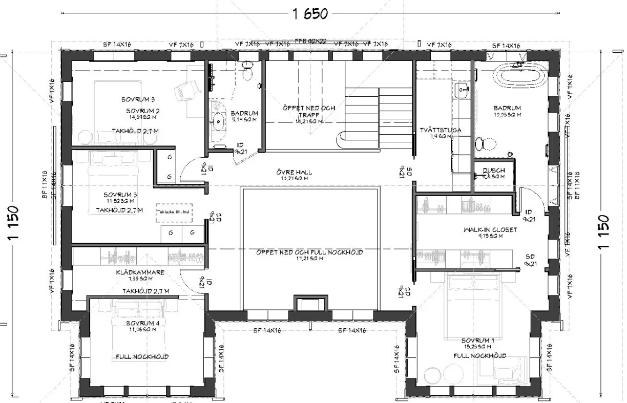 villa gunilla 269 kvm planritning 2