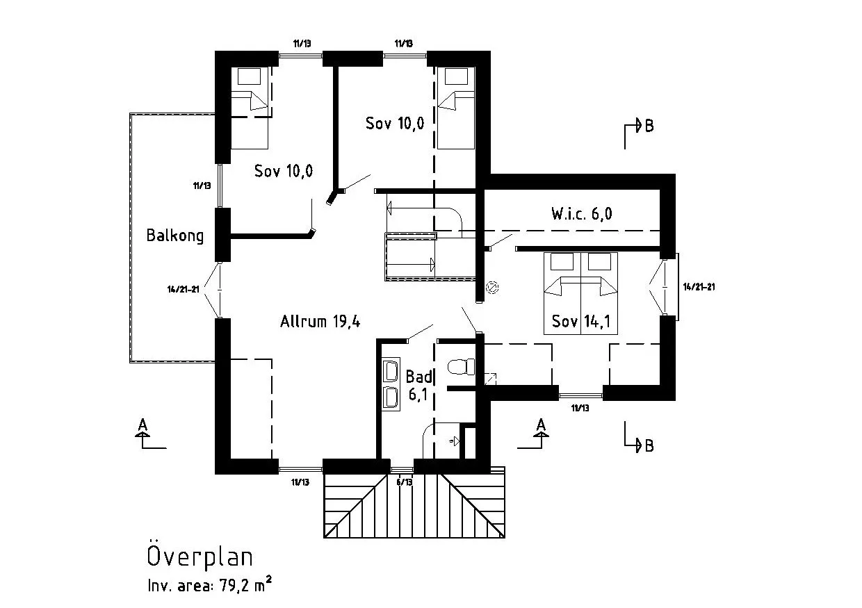 Hultsjö planritning 2