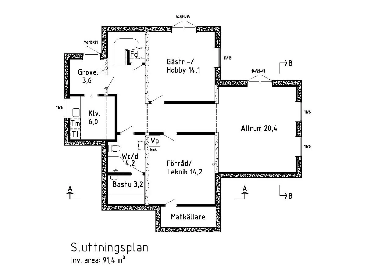 Hultsjö planritning 3