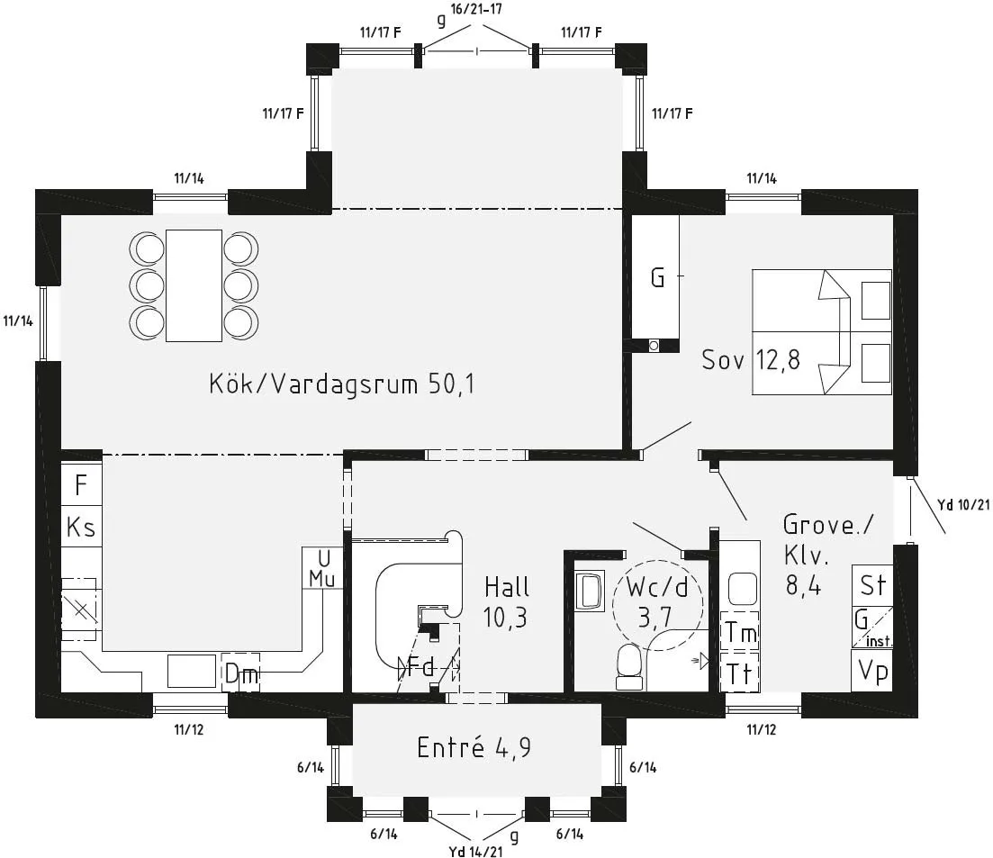 Linneryd planritning 2