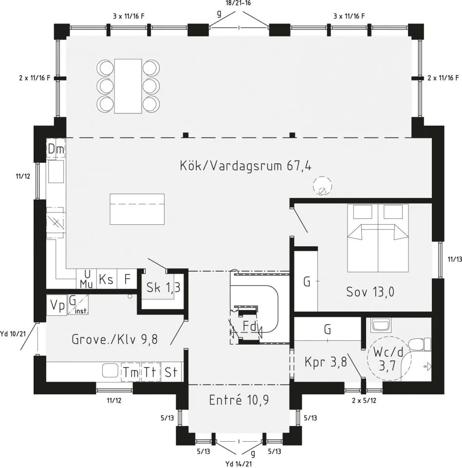 Målilla planritning 2