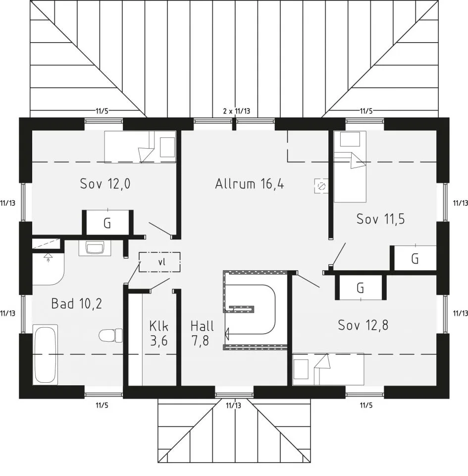 Målilla planritning 1